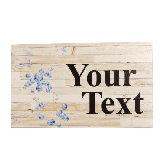 Bubble Soap Custom Customized Wording Text Rustic Sign