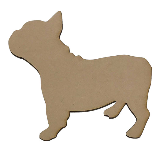 French Bull Frenchie Dog DIY Raw MDF Timber - The Renmy Store Homewares & Gifts 