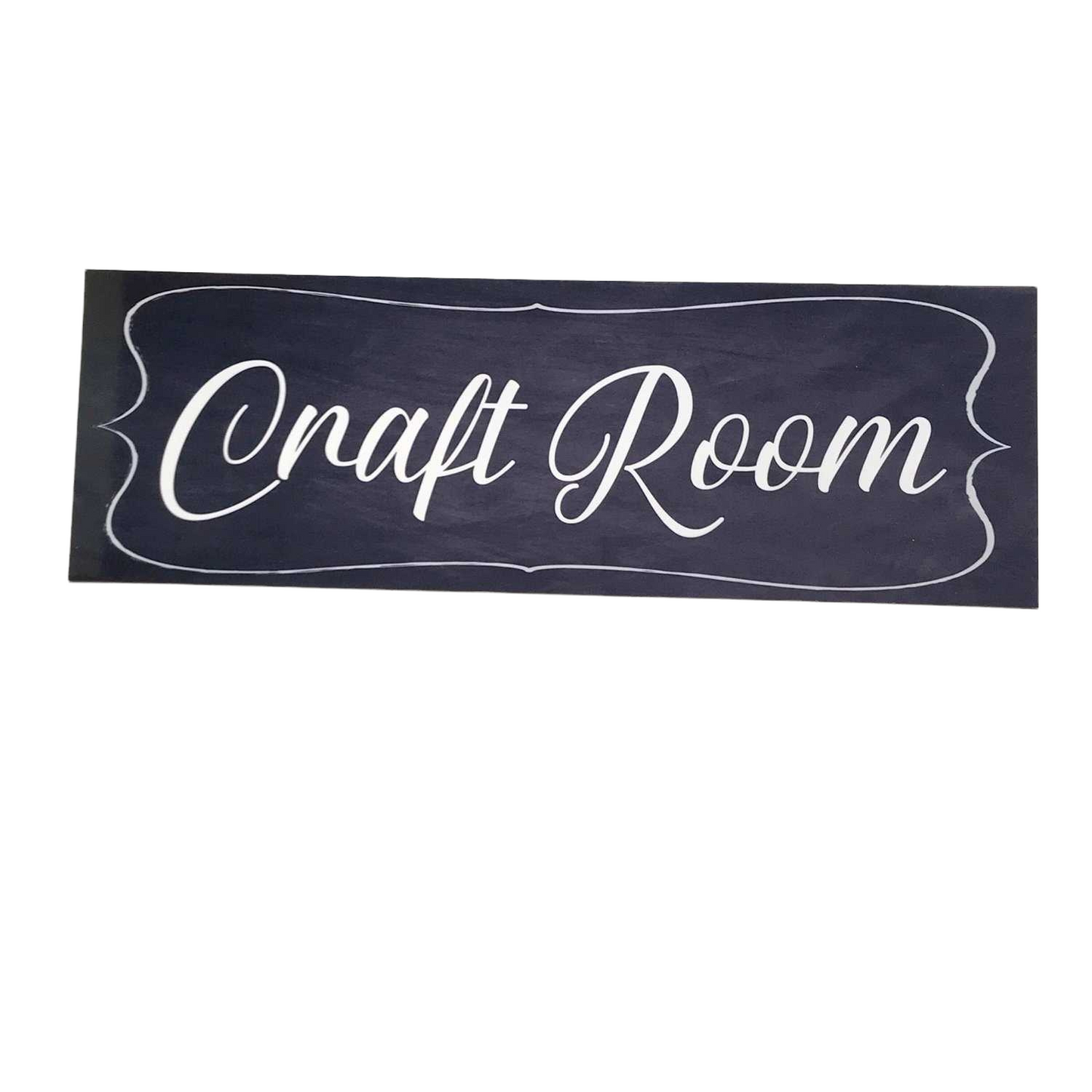 Craft Room Black Sign