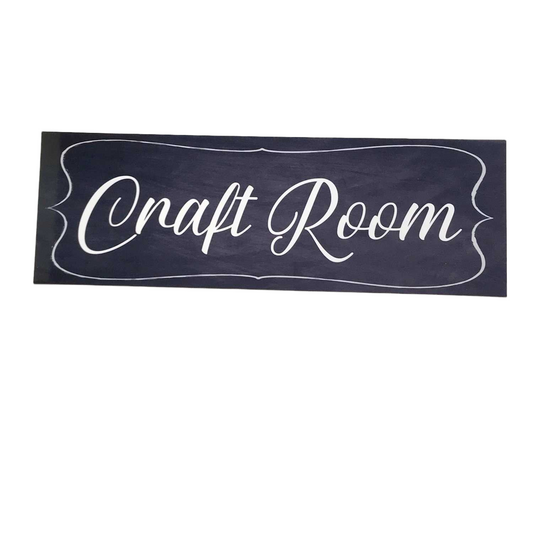 Craft Room Black Sign - The Renmy Store Homewares & Gifts 
