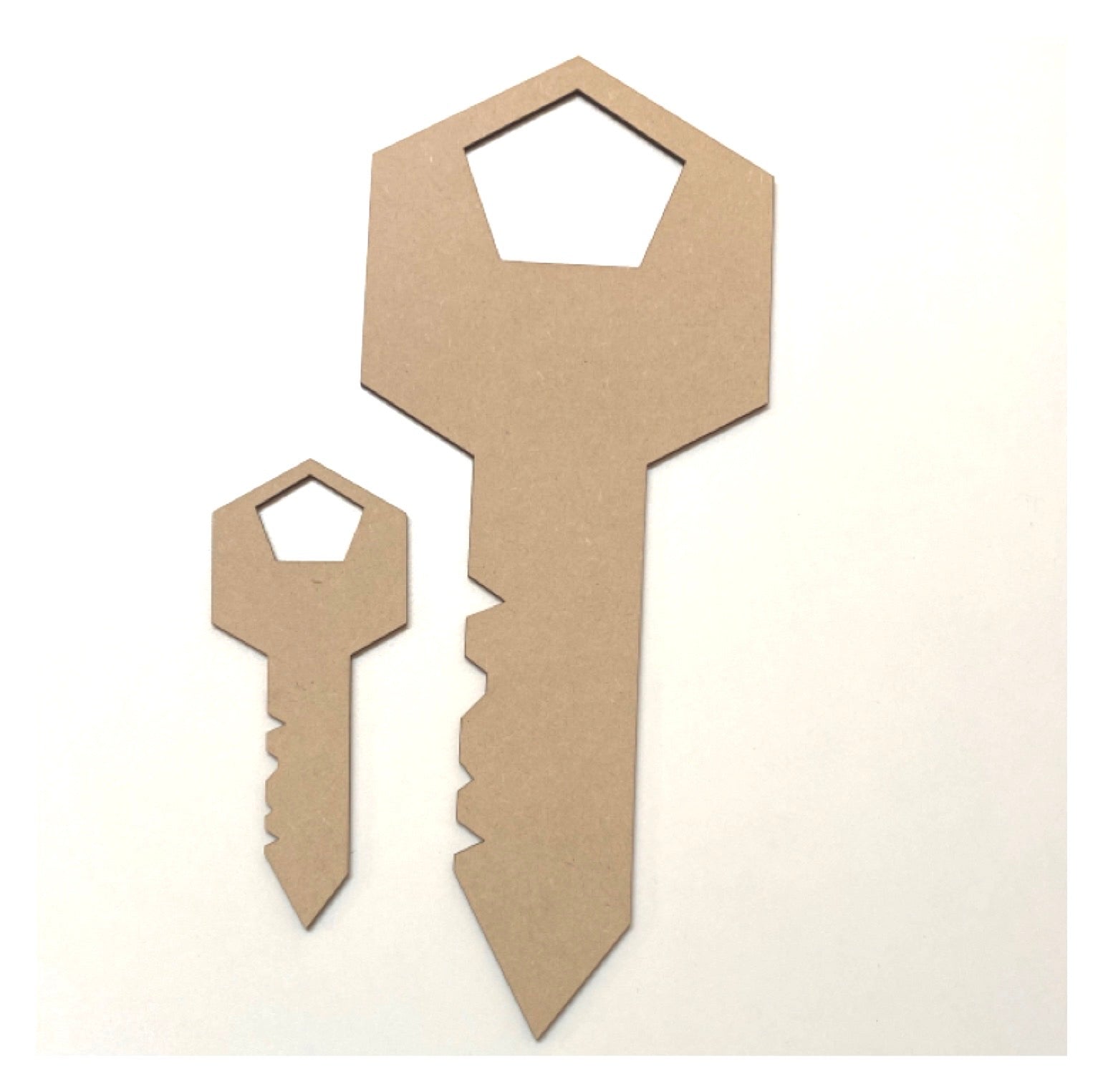 Key Set of 2 MDF Wooden DIY Craft - The Renmy Store