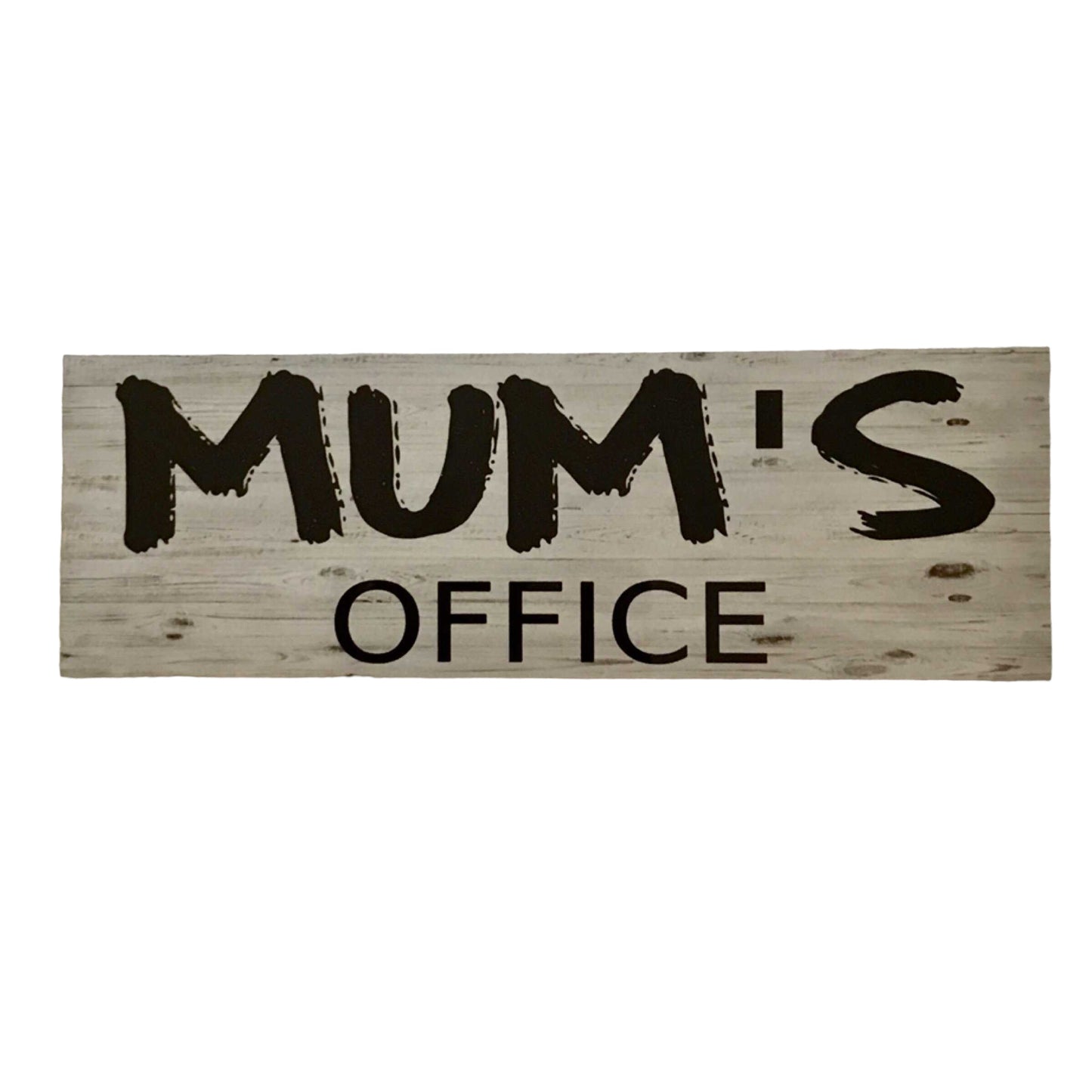 Office Door Custom Name Timber Style Business Sign