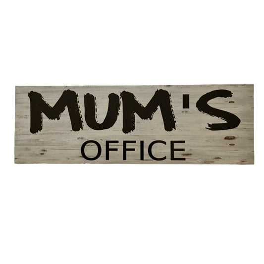 Office Door Custom Name Timber Style Business Sign - The Renmy Store Homewares & Gifts 