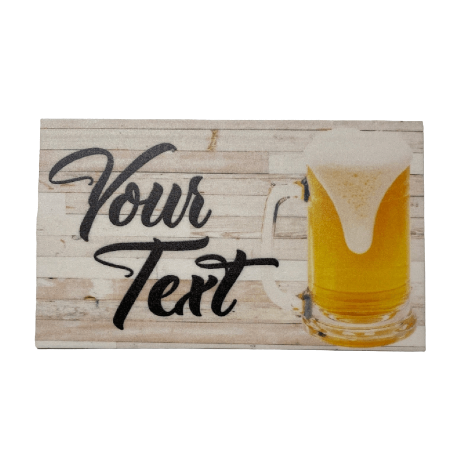 Beer Rustic Bar Custom Sign - The Renmy Store Homewares & Gifts 