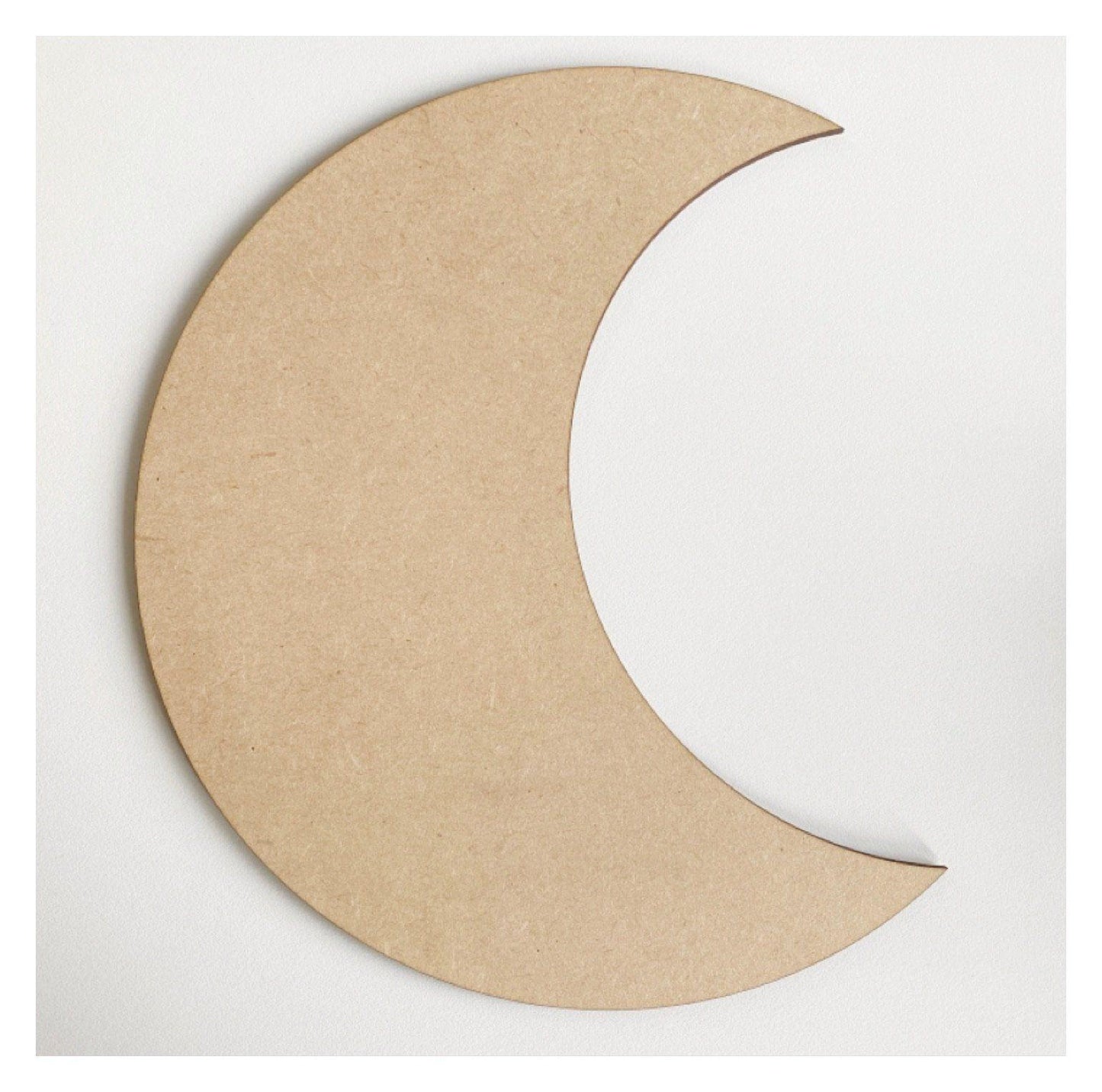 Moon Crescent MDF Shape DIY Raw Cut Out Art Craft Decor