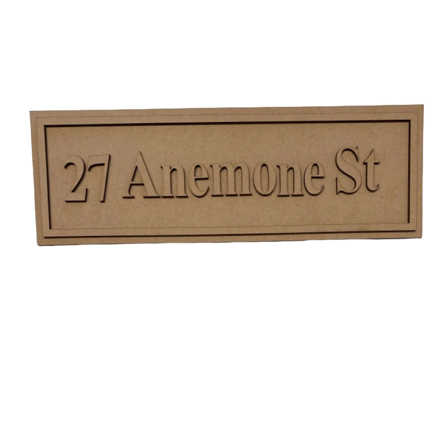 Address Number Custom Sign MDF Wood DIY Craft - The Renmy Store Homewares & Gifts 
