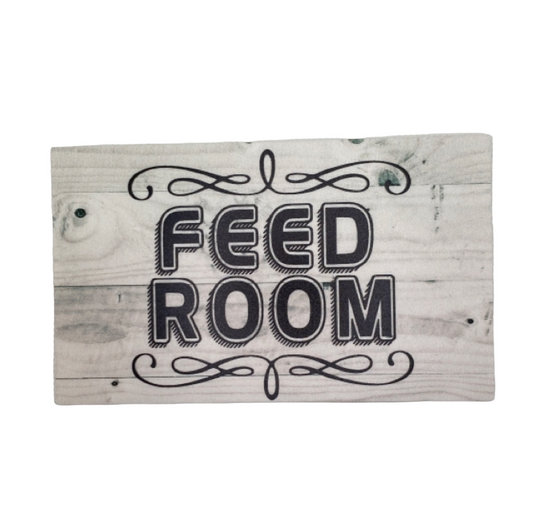 Feed Room Horse Farm Animals Sign - The Renmy Store Homewares & Gifts 