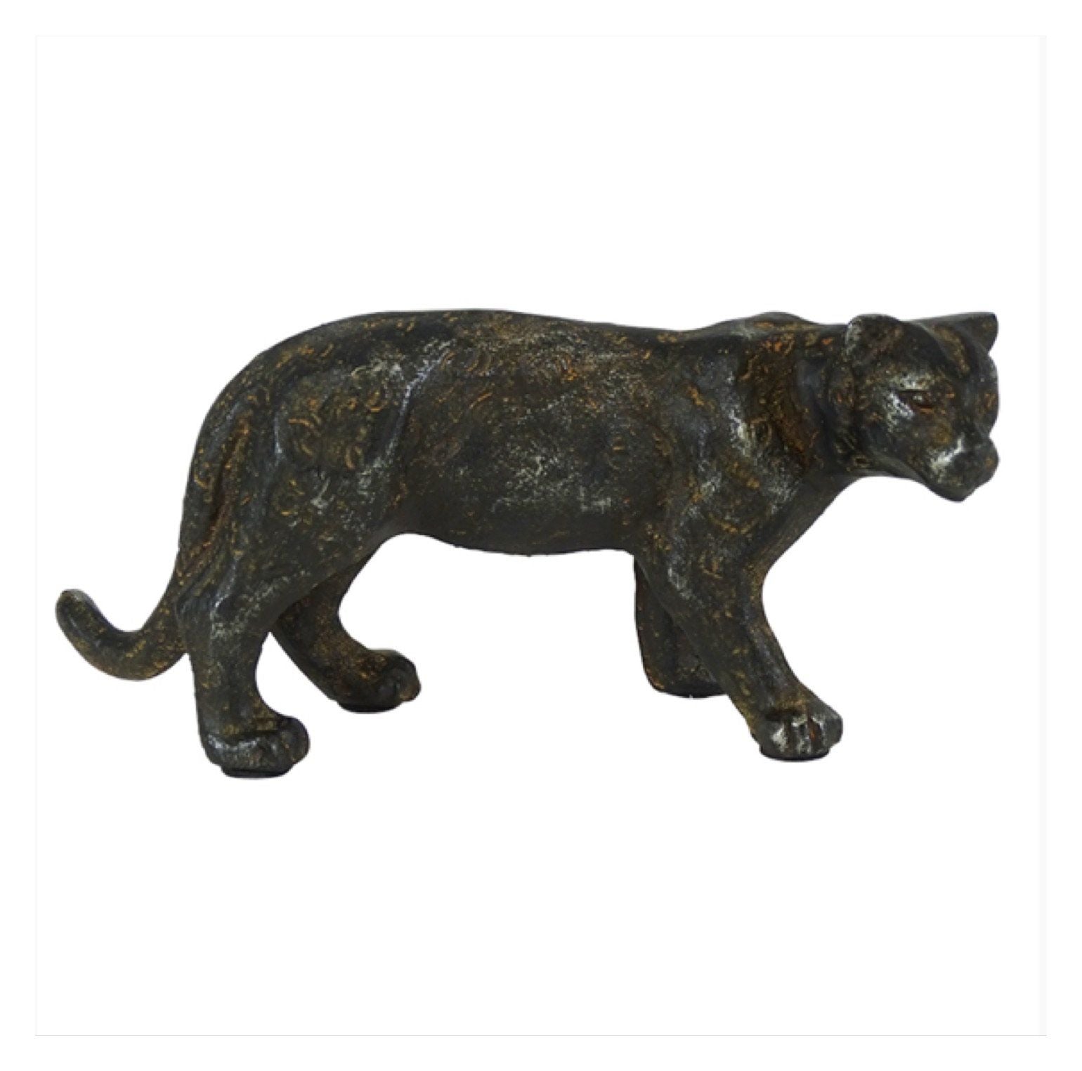 Tiger Cast Iron Antique Ornament