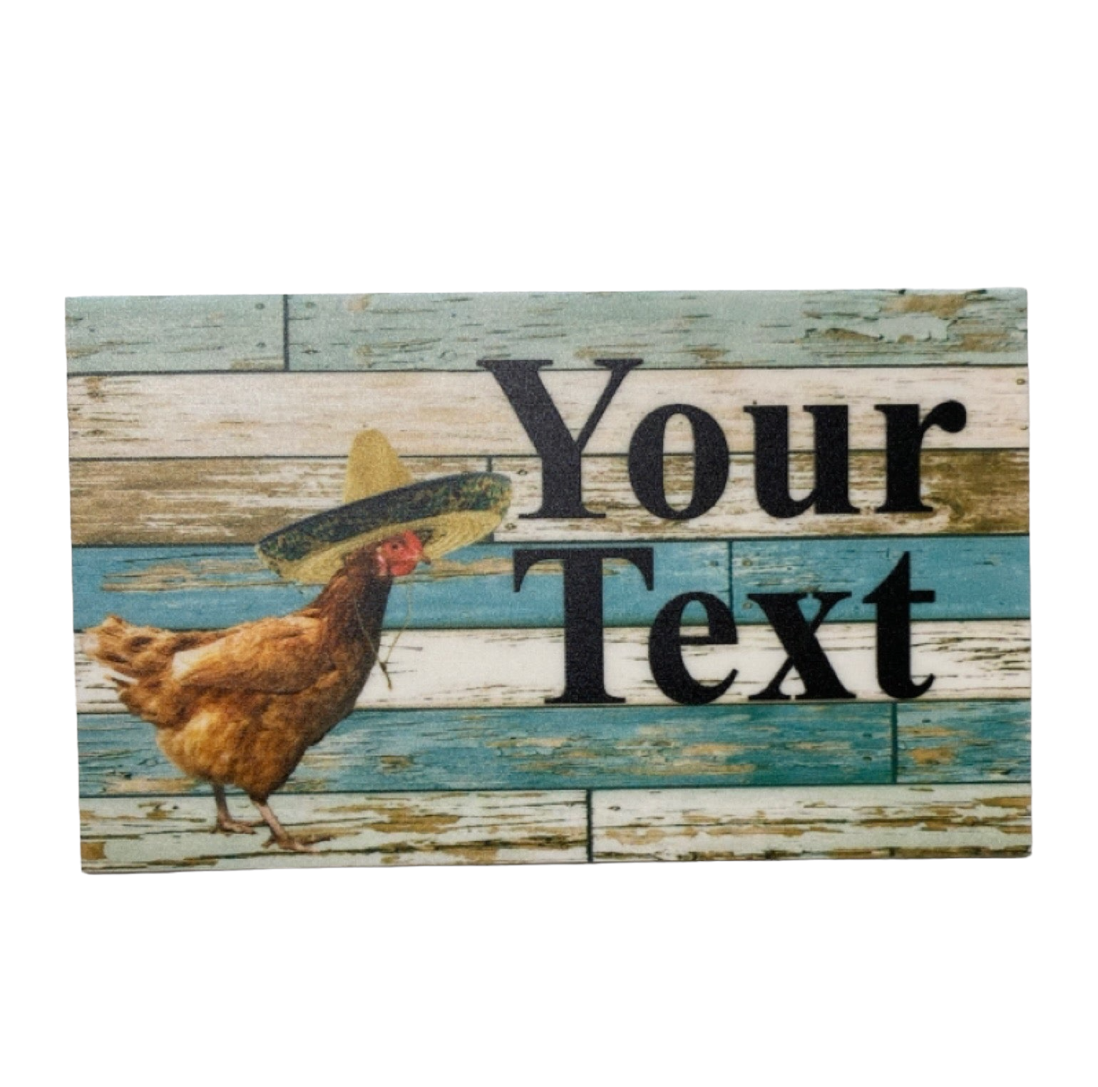 Chicken Hen Mexican Custom Sign - The Renmy Store Homewares & Gifts 