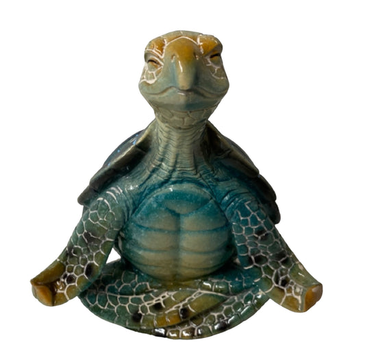 Turtle Meditating Zen Beach House Ornament - The Renmy Store Homewares & Gifts 