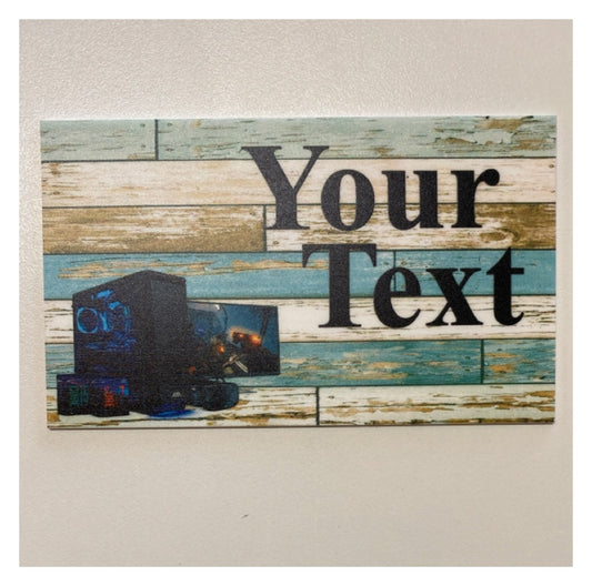 Computer Gaming Game Custom Wording Text Sign