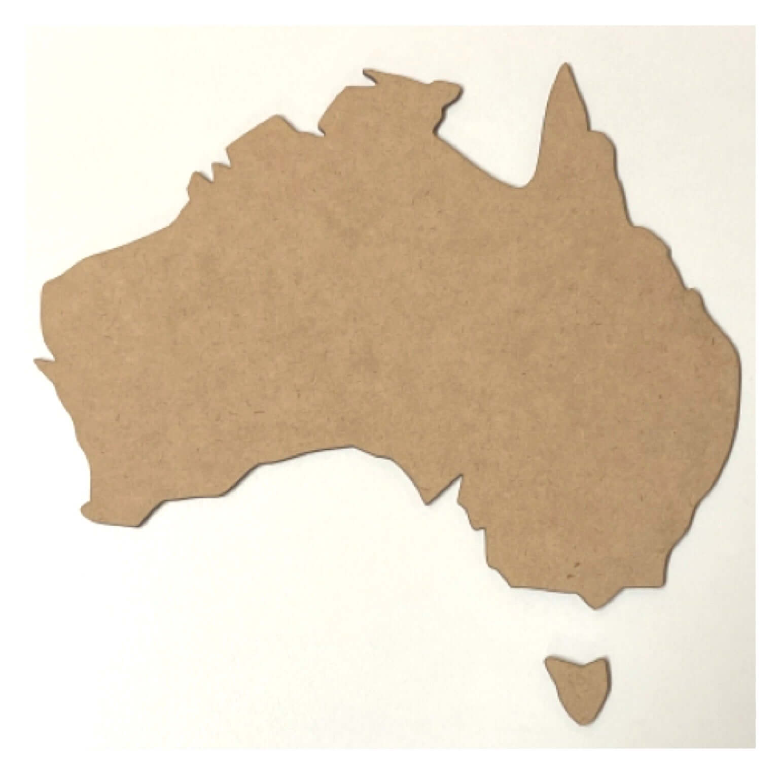 Australia Map Shape Wooden MDF DIY - The Renmy Store