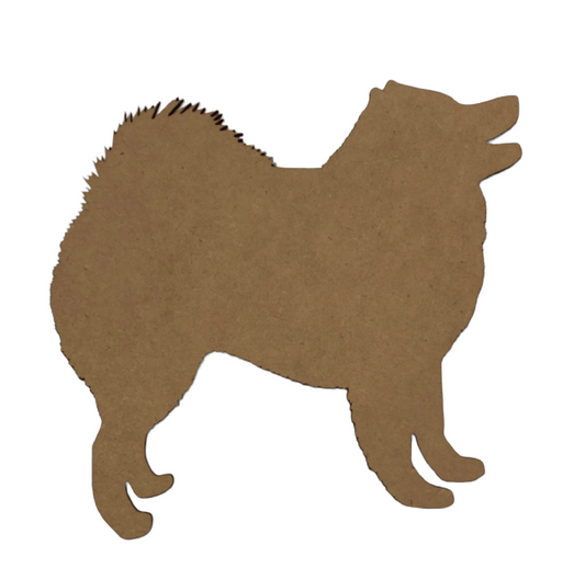 Dog Samoyed DIY Raw MDF Timber - The Renmy Store Homewares & Gifts 