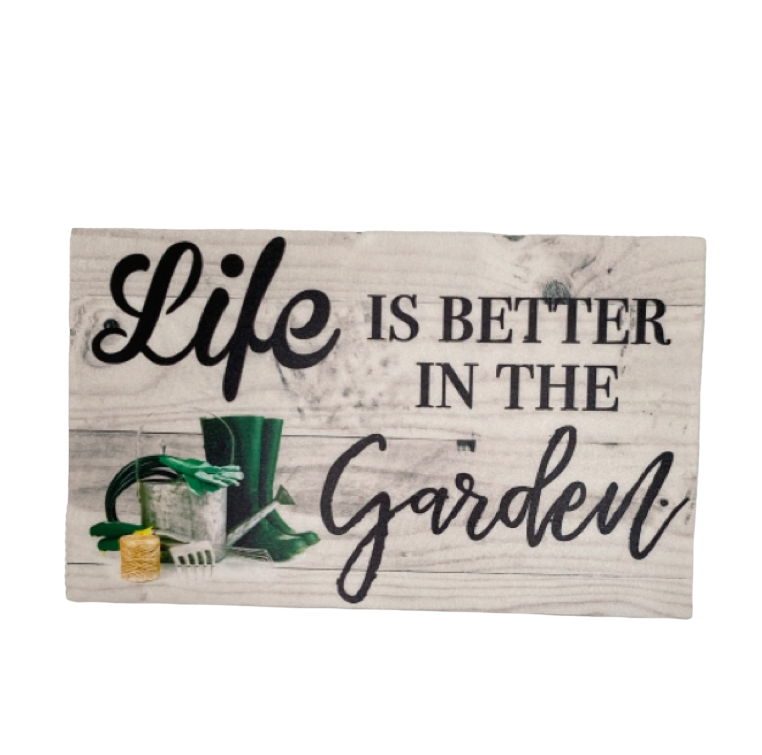 Life is Better in the Garden Sign - The Renmy Store Homewares & Gifts 
