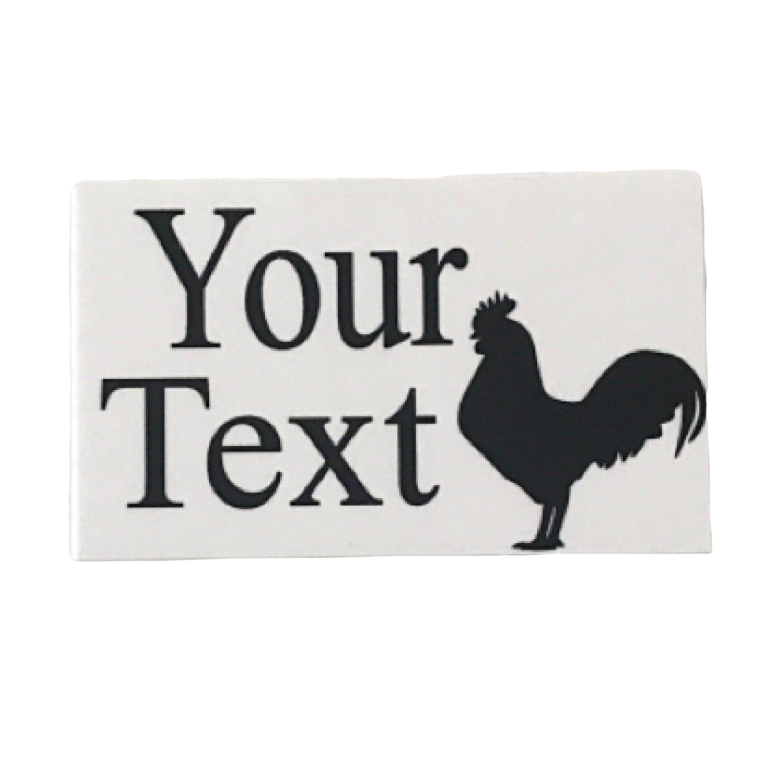 Rooster Custom Personalised Sign - The Renmy Store Homewares & Gifts 