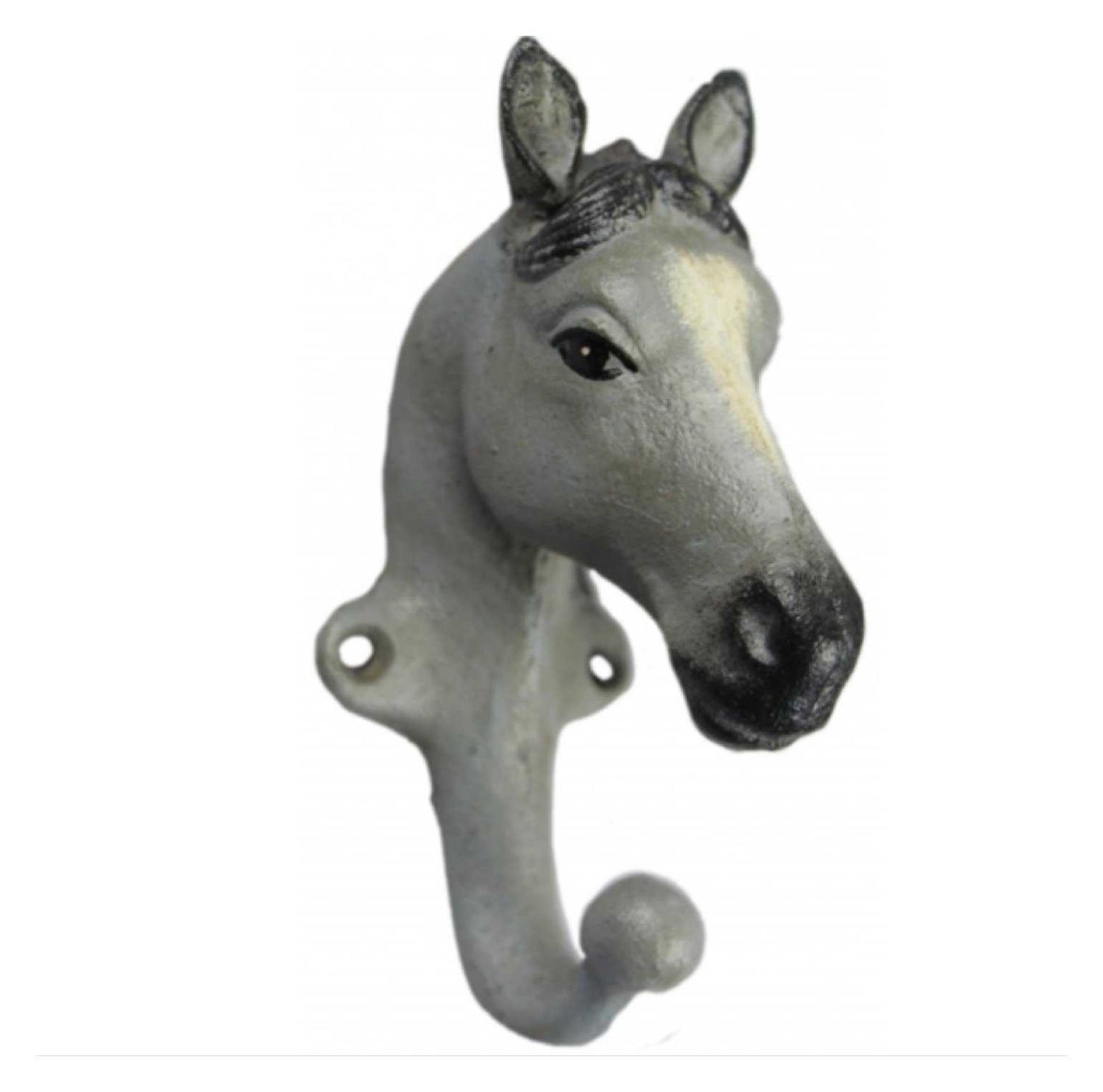 Horse Grey Cast Iron Hook