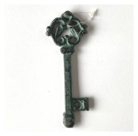 Key Antique Rustic Green Cast Iron - The Renmy Store