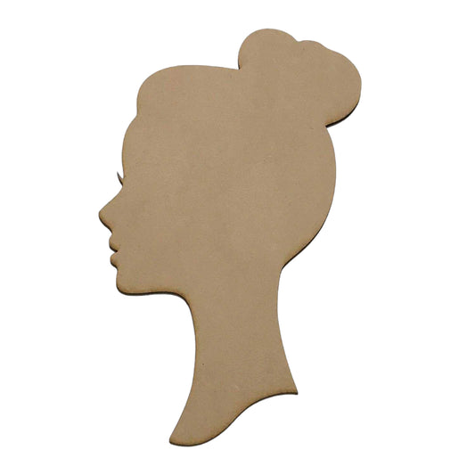 Lady Woman Girl Vintage MDF Shape Raw Cut Out Art - The Renmy Store Homewares & Gifts 