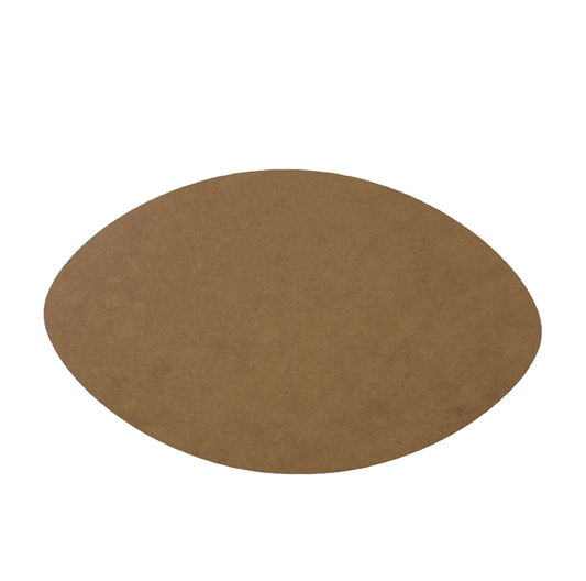 Eye Oval Shape DIY Raw MDF Timber - The Renmy Store Homewares & Gifts 
