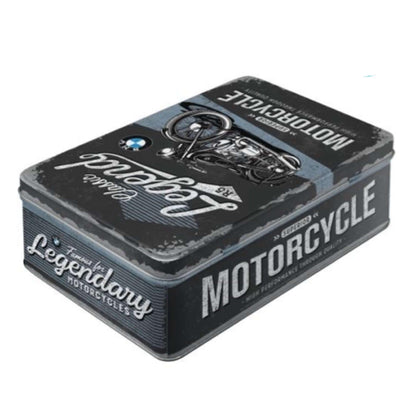 Box Tin Container Service BMW Classic Motorbike Vintage Retro - The Renmy Store Homewares & Gifts 