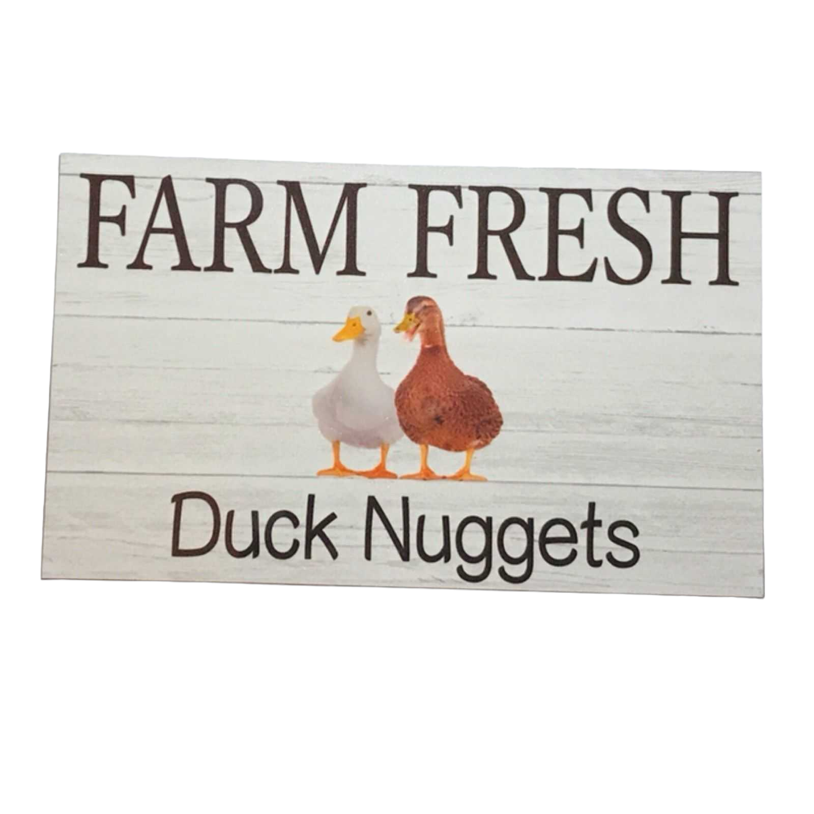 Duck Butt Nuggets Egg Sign - The Renmy Store Homewares & Gifts 