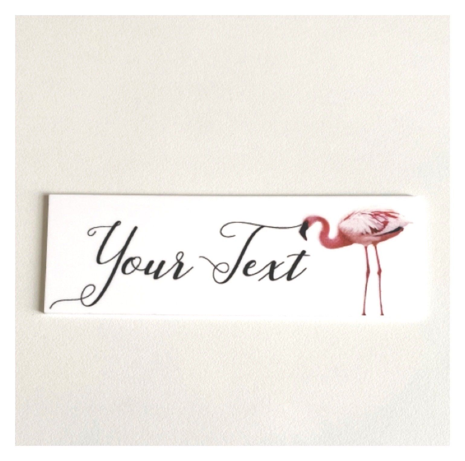 Flamingo Custom Personalised Sign