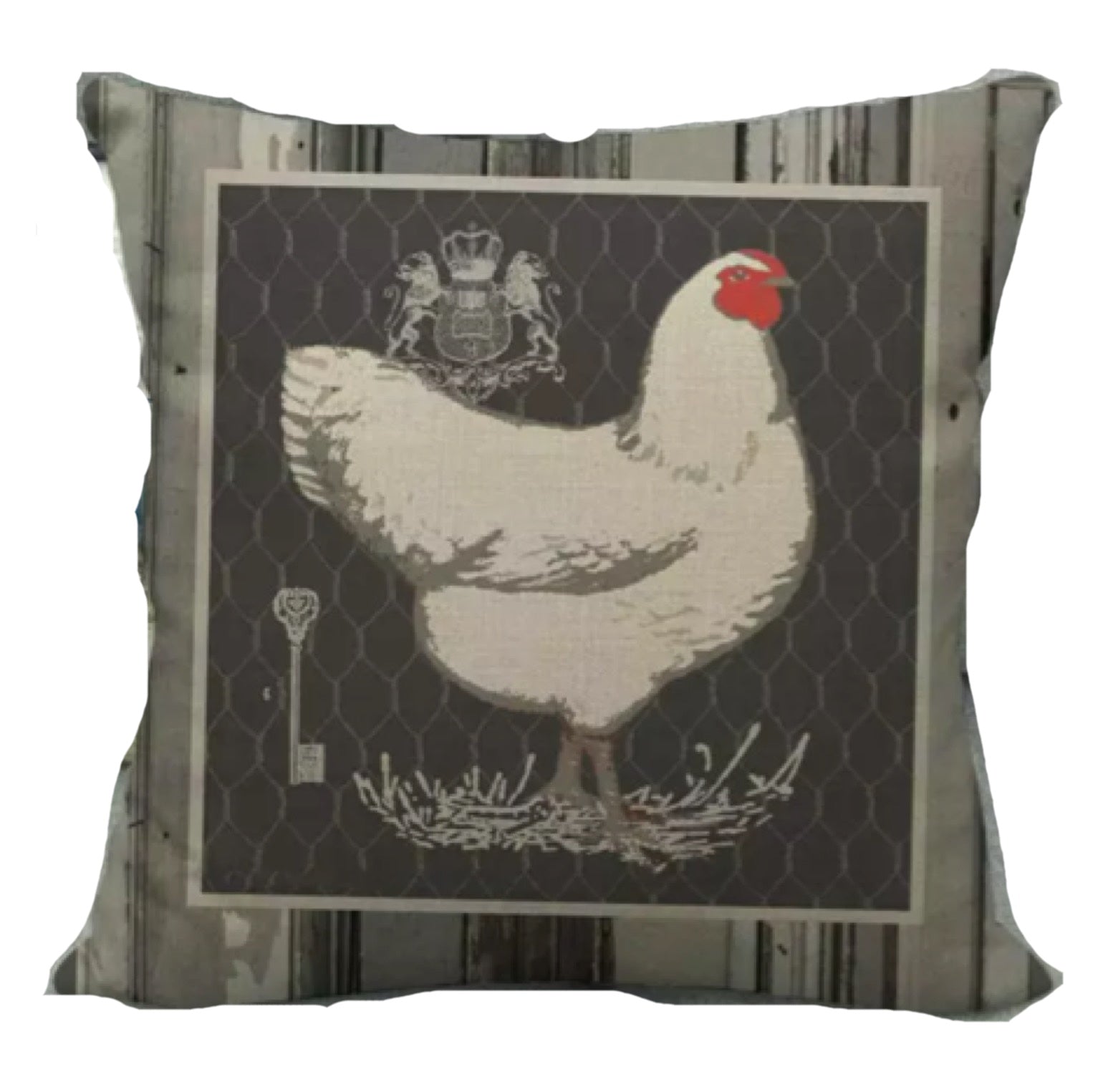 Cushion Cover Chicken Rooster French Country Style - The Renmy Store Homewares & Gifts 