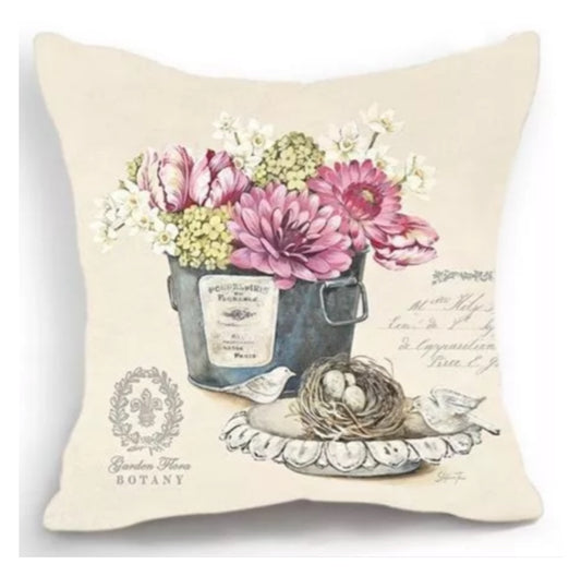 Cushion Pillow Floral French Country - The Renmy Store