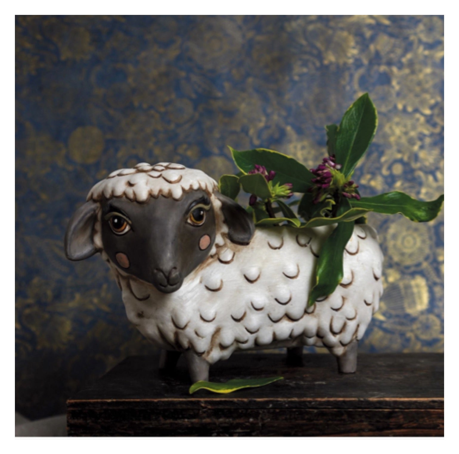 Sheep Grey Pot Plant Planter - The Renmy Store Homewares & Gifts 