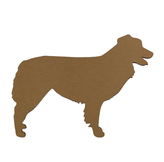 Dog Australian Shepherd MDF DIY Raw Cut Out Art Craft Décor - The Renmy Store Homewares & Gifts 