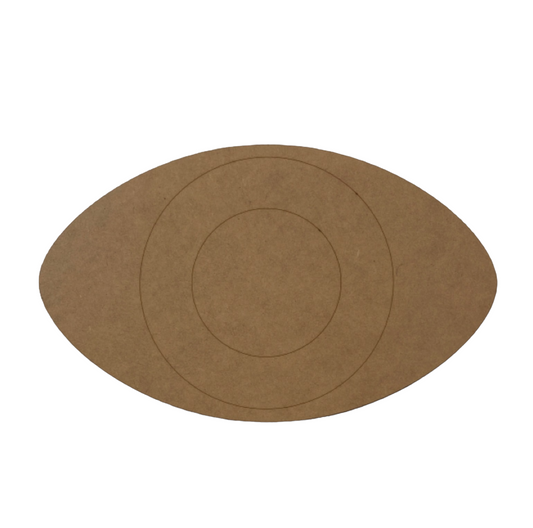 Eye Shape DIY Raw MDF Timber - The Renmy Store Homewares & Gifts 