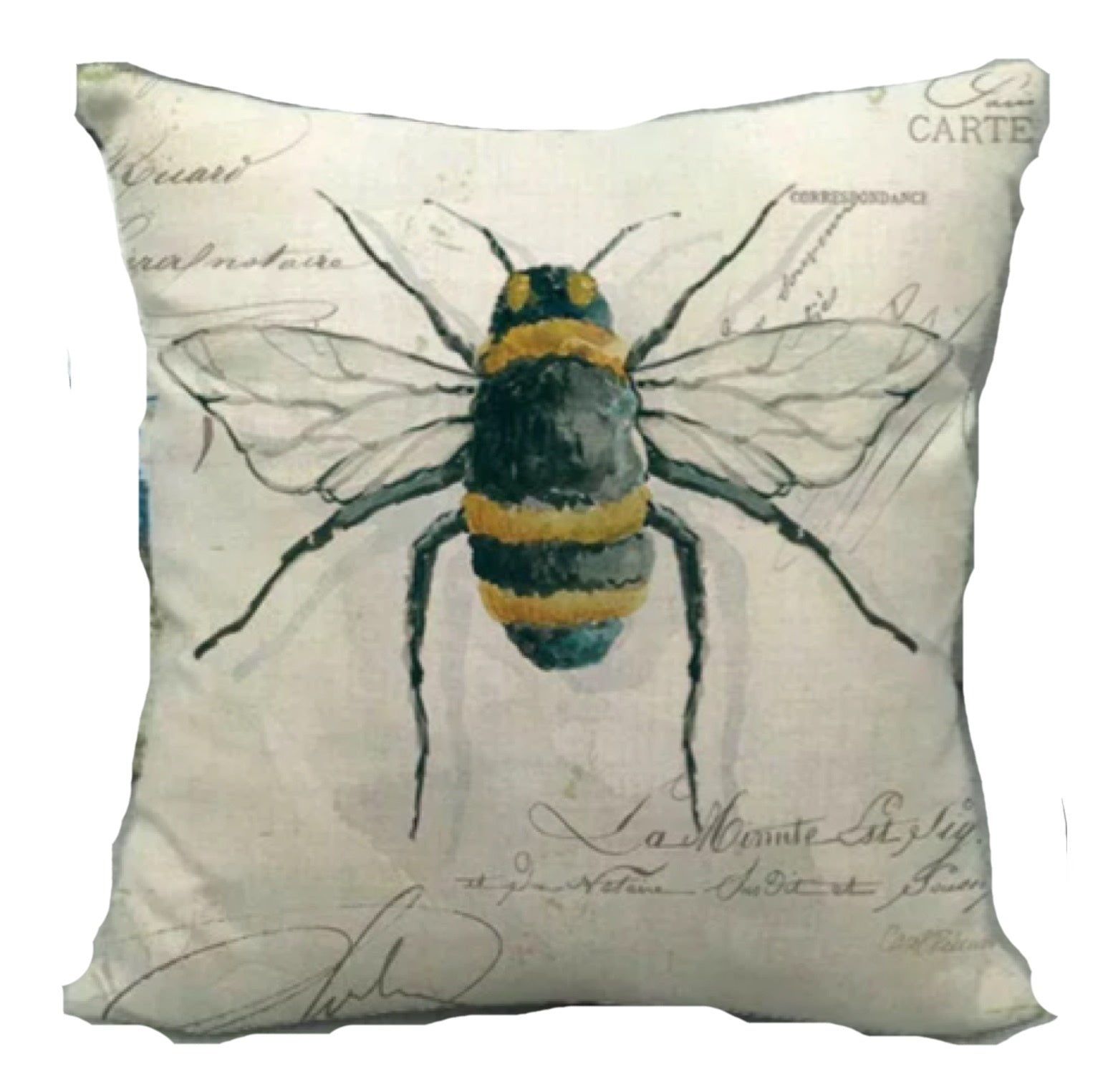 Cushion Cover Bee Bumble Hives - The Renmy Store Homewares & Gifts 