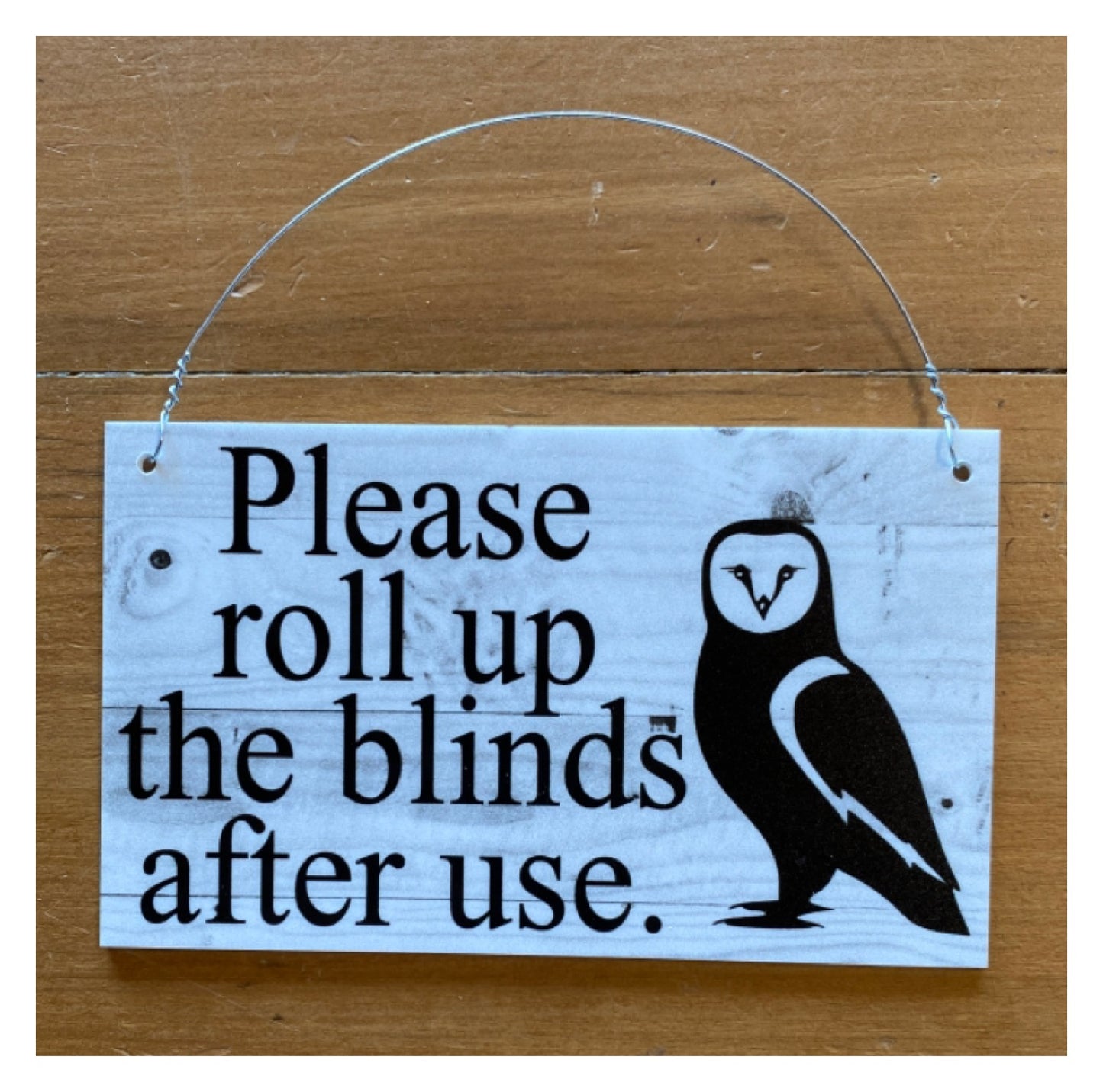 Owl Bird Your Text Custom Personalised Sign