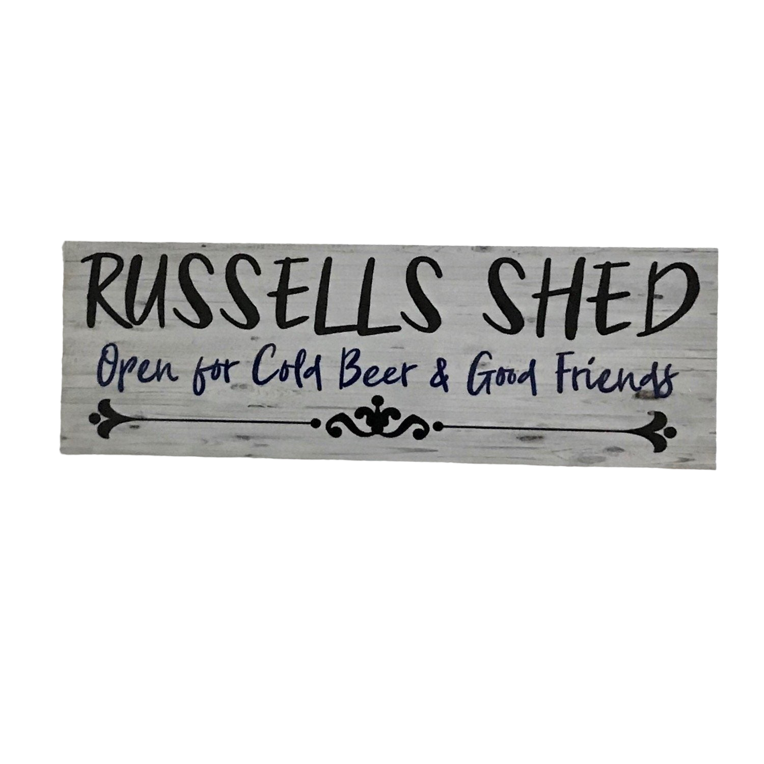 Shed Custom Beer Good Friends Sign - The Renmy Store Homewares & Gifts 
