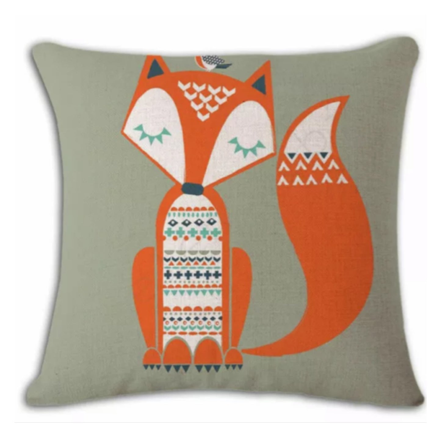 Cushion Cover Fox Boho Love - The Renmy Store Homewares & Gifts 