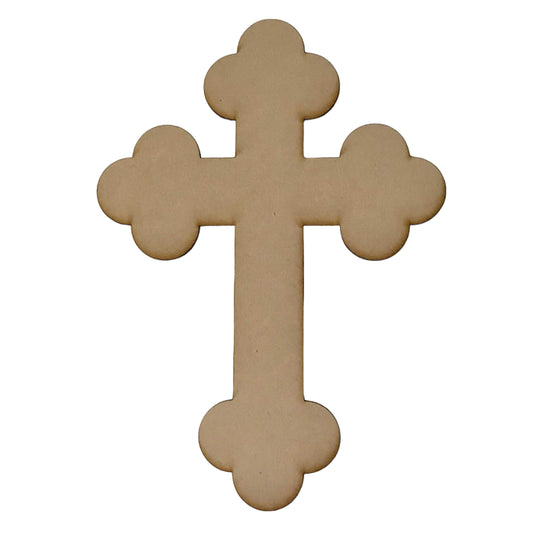 Cross MDF Vintage Timber DIY Raw Craft - The Renmy Store Homewares & Gifts 