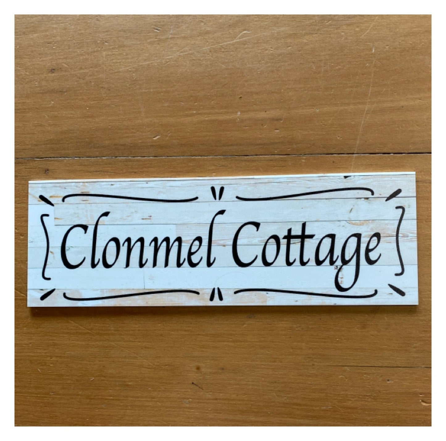 Cottage Custom Personalised Rustic Chic Sign - The Renmy Store Homewares & Gifts 