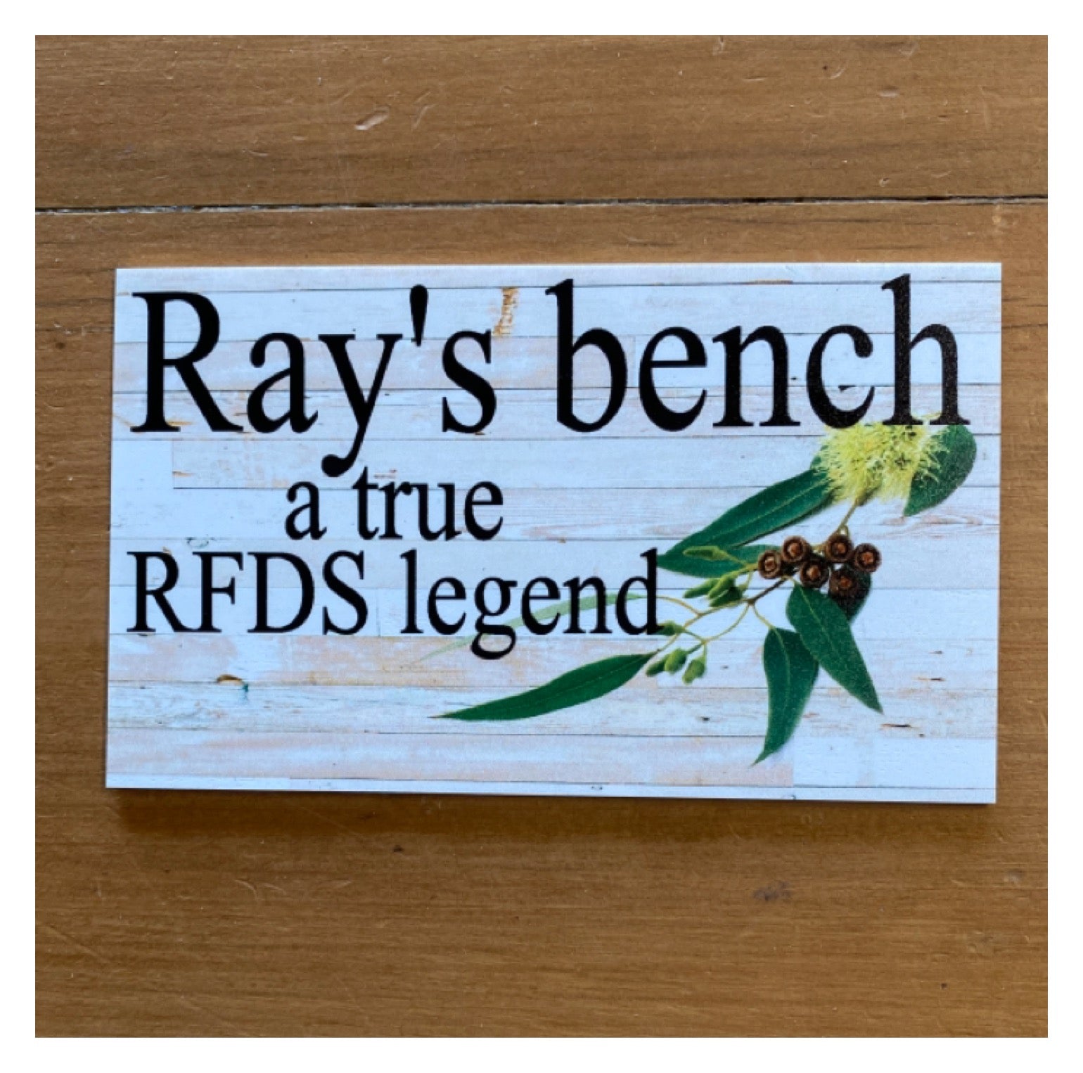 Gum Tree Nut Flower Custom Personalised Sign - The Renmy Store Homewares & Gifts 