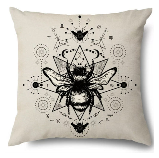 Cushion Pillow Bee Wasp Wild - The Renmy Store