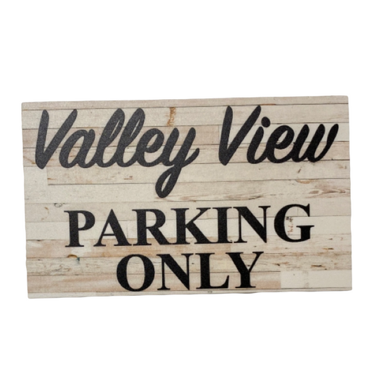 Parking Only Custom Wording Text Business Sign - The Renmy Store Homewares & Gifts 