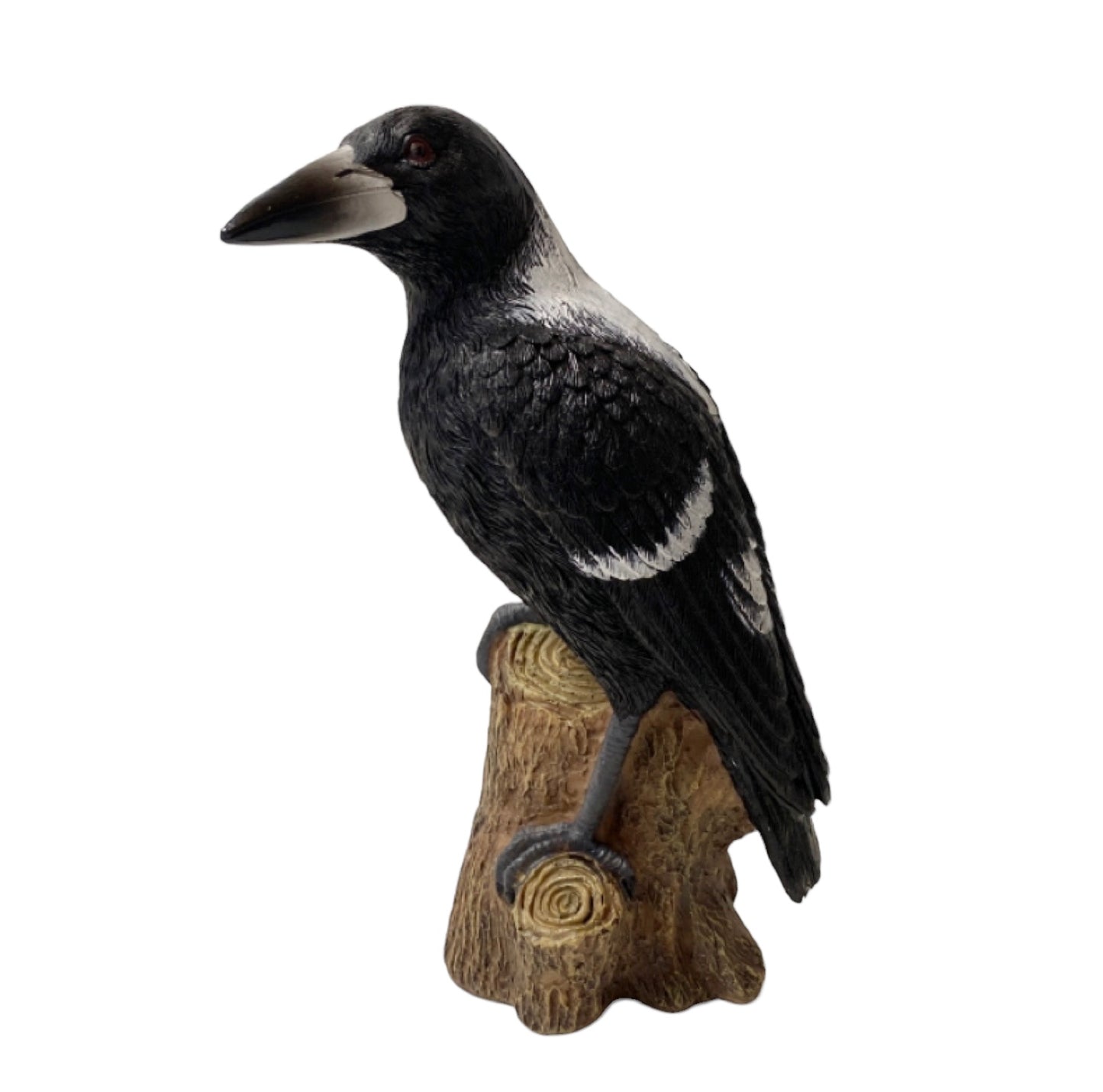 Magpie On Branch Bird Ornament