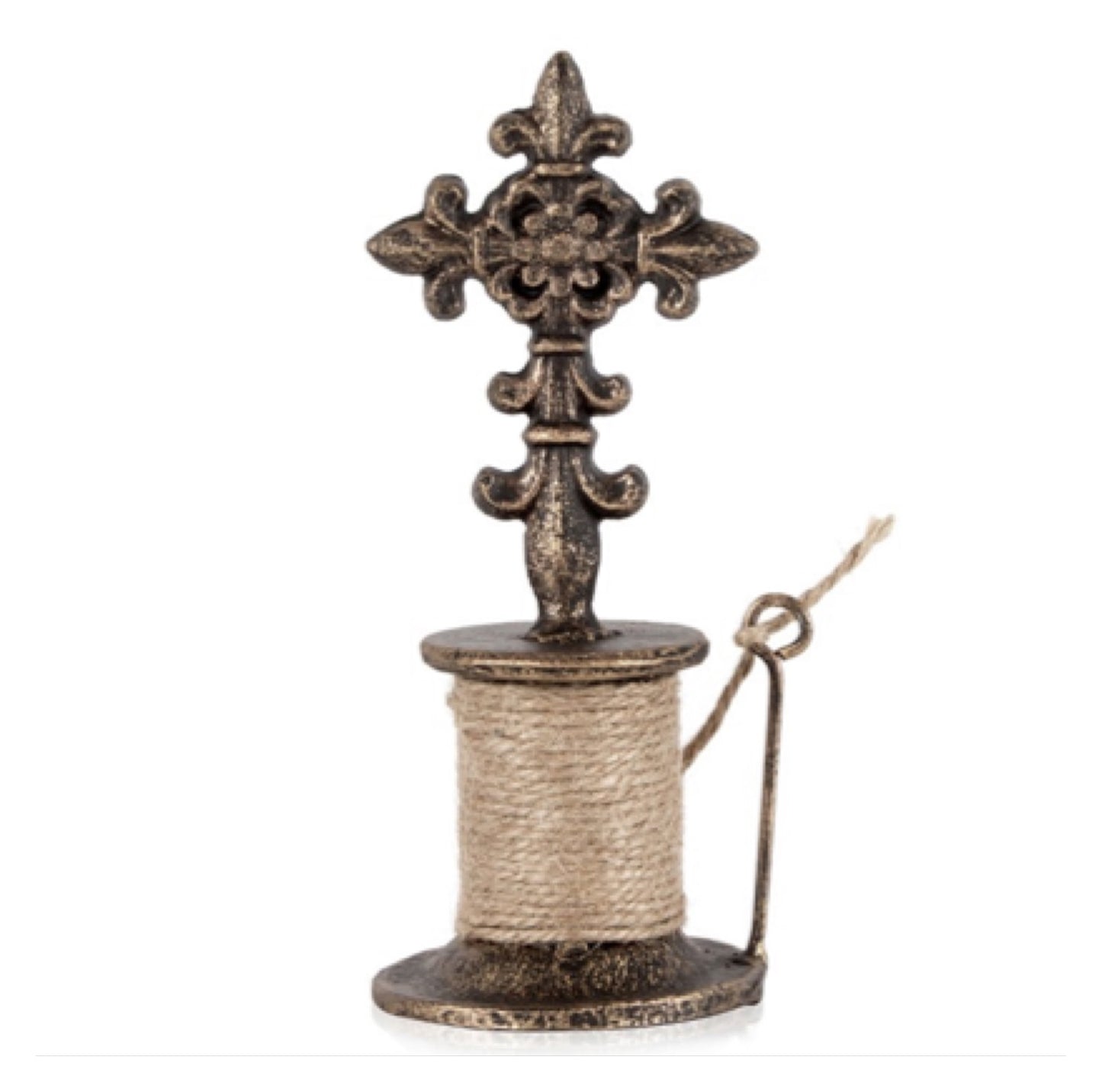 String Holder Rustic with Cross