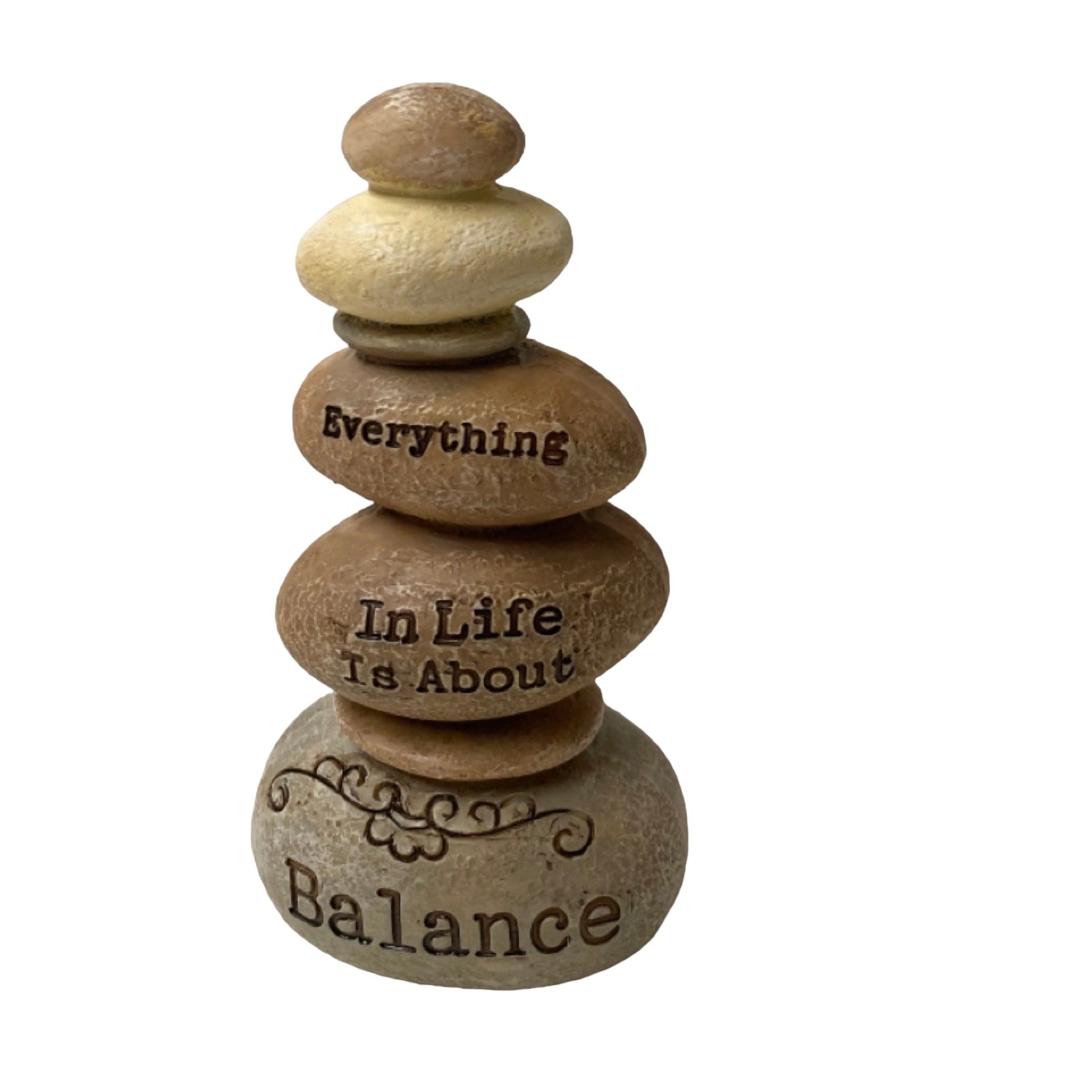 Inspirational Rock Stone Stack Balance - The Renmy Store Homewares & Gifts 