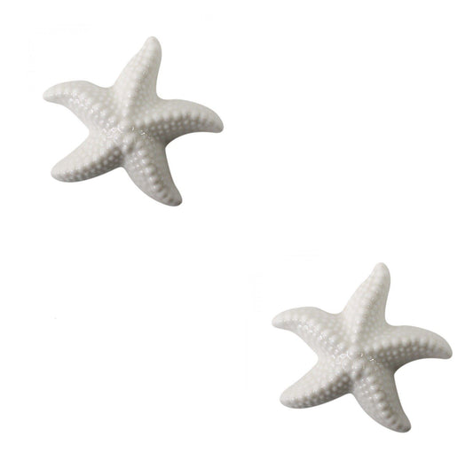 Starfish Ocean Set of 2 White Decoration