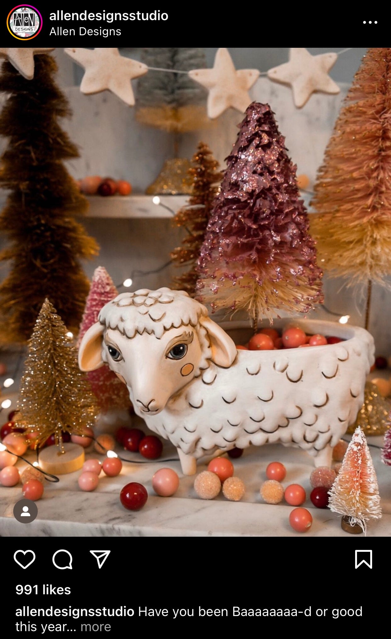 Sheep White Pot Plant - The Renmy Store Homewares & Gifts 