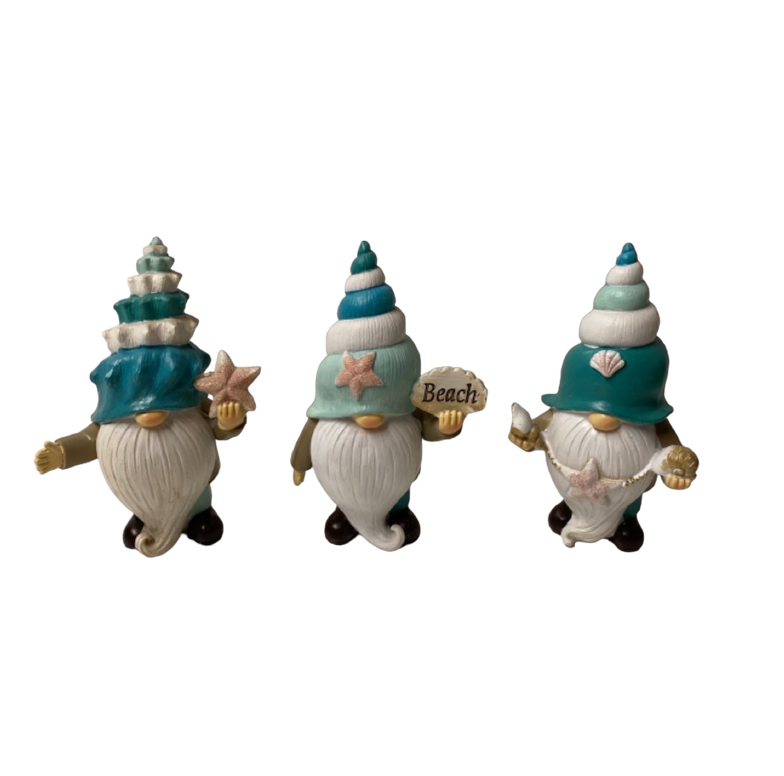 Gnome Set of 3 Beach House Ornament - The Renmy Store Homewares & Gifts 