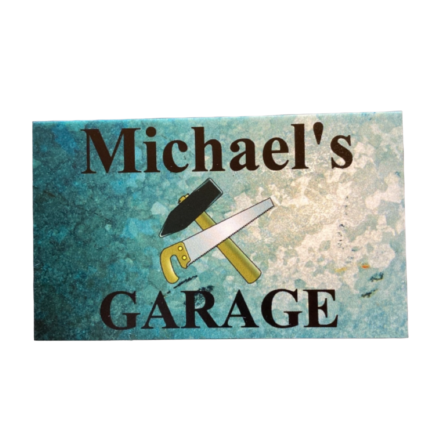 Garage Rustic Saw Custom Personalised Sign - The Renmy Store Homewares & Gifts 