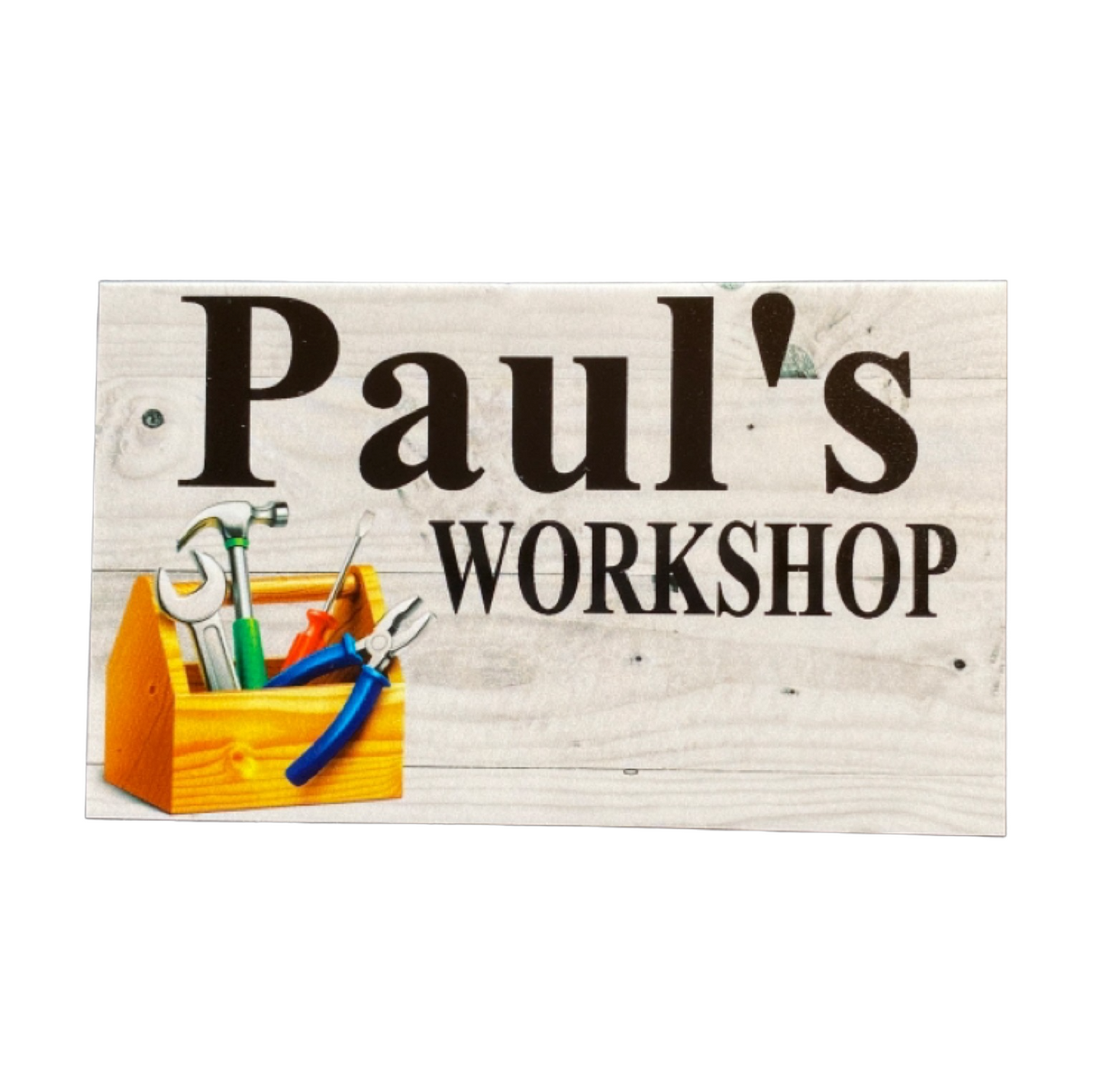 Workshop Tools Custom Personalised Sign - The Renmy Store Homewares & Gifts 