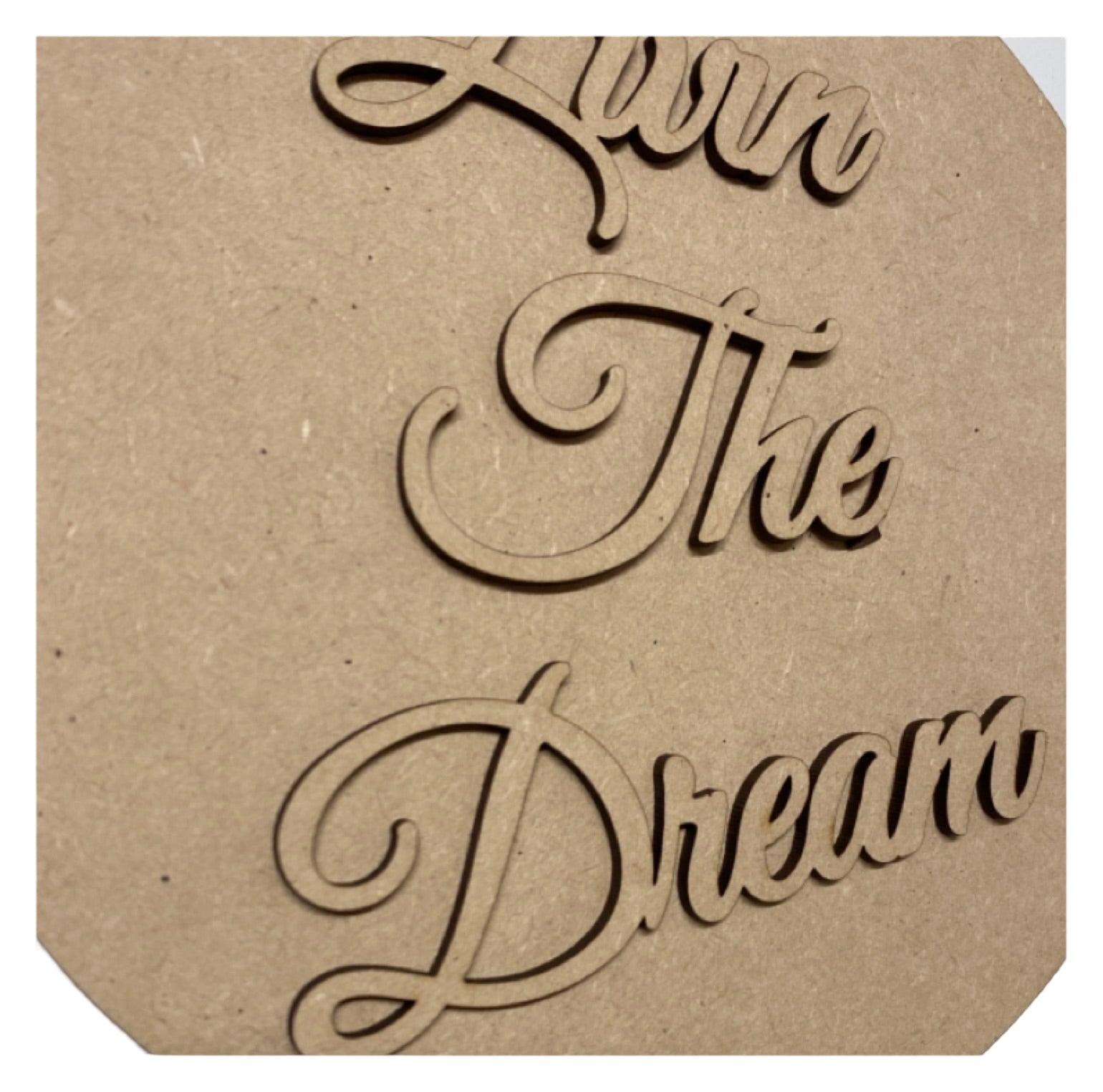 Livin The Dream Sign MDF Wood DIY Craft - The Renmy Store Homewares & Gifts 