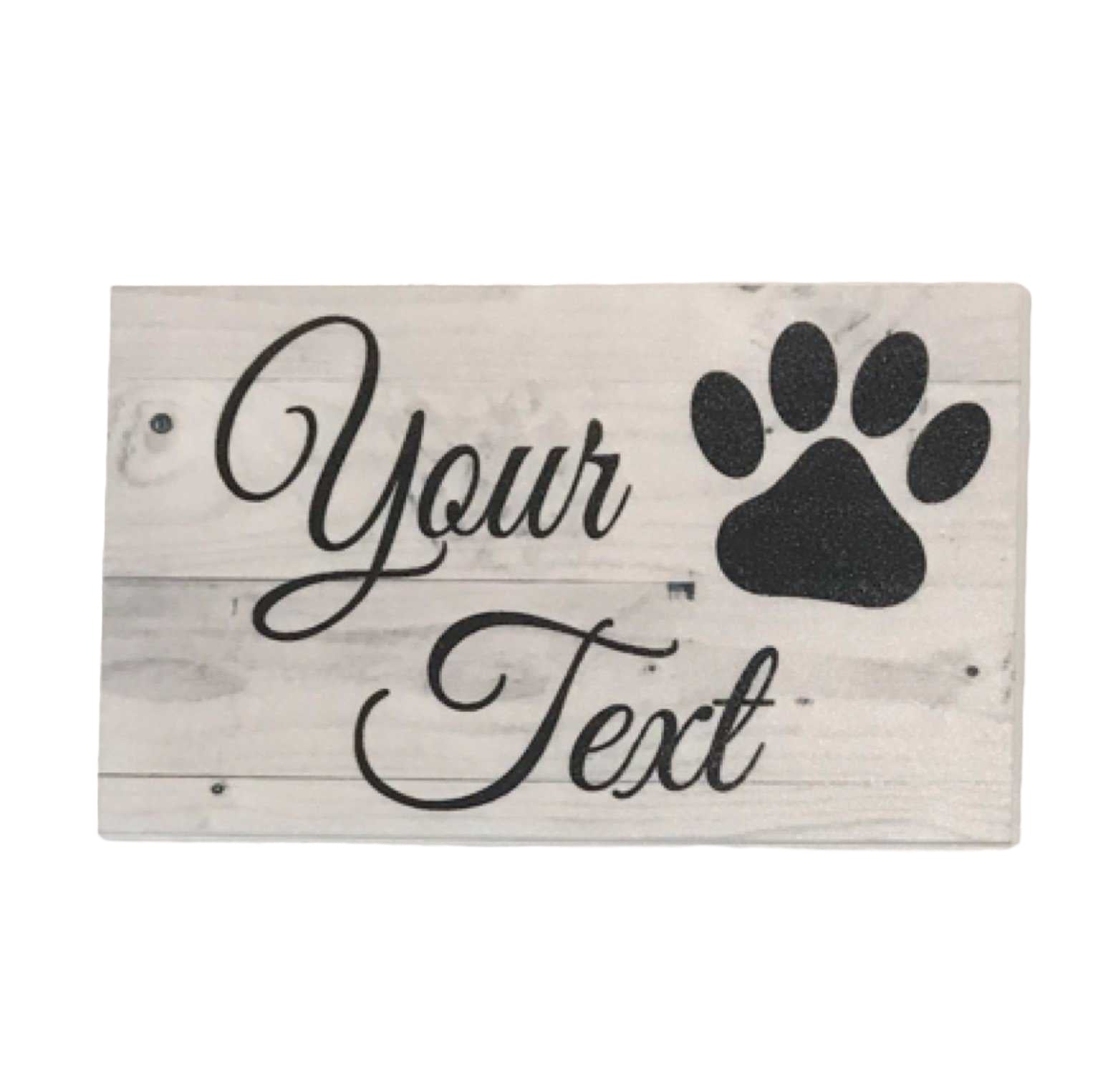 Dog Cat Custom Paw Sign - The Renmy Store Homewares & Gifts 